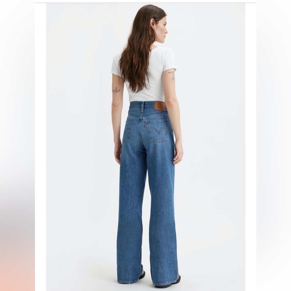 Levi's RIBCAGE WIDE LEG H223 I'M NEVER WRONG sz 25W*32L NWT - Picture 2 of 13